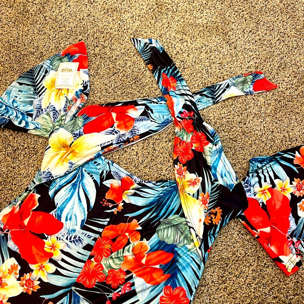 BNWT!!!!! Beautiful Island Romper Plus Size 3X